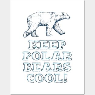 Keep Polar Bears Cool! (Worn) [Rx-tp] Posters and Art